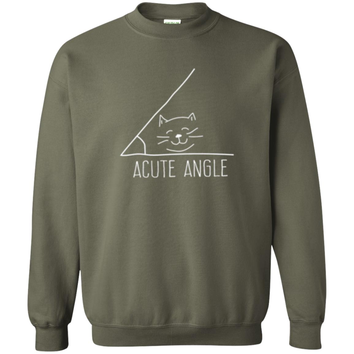 Cat Lovers T-shirt Acute Angle Military Green