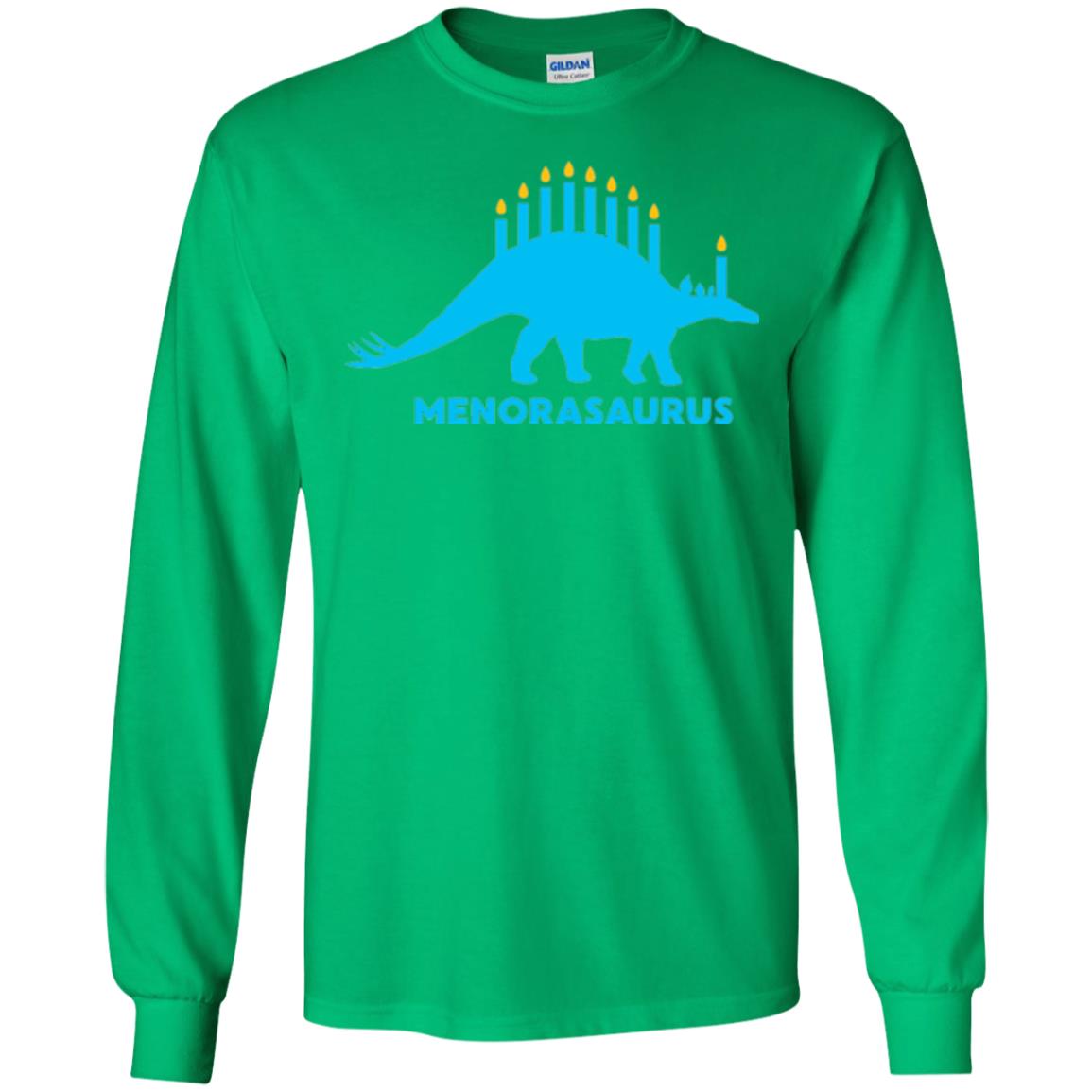 Dinosaur T-shirt Menorasaurus Irish Green