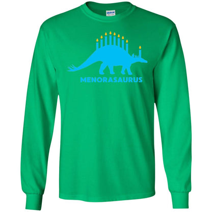 Dinosaur T-shirt Menorasaurus Irish Green
