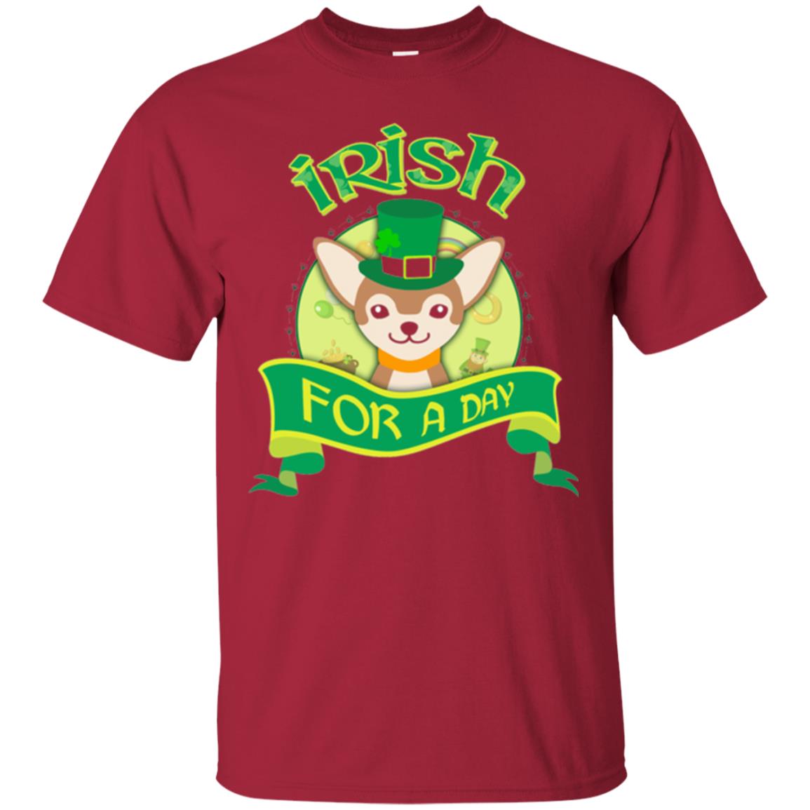 Saint Patrick_s Day T-shirt Amazing I_m Irish Chihuahua Cardinal