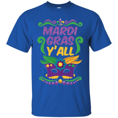 Mardi Gras T Shirt Mardi Gras Y_all T-shirt Royal