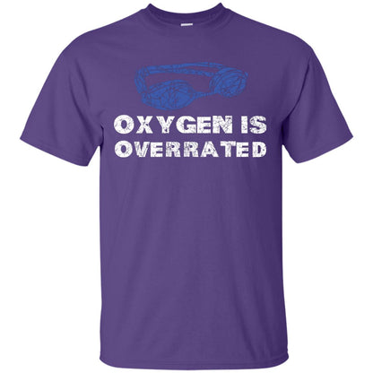 Swimming Lover T-shirt Oxygen Is Overrated Purple
