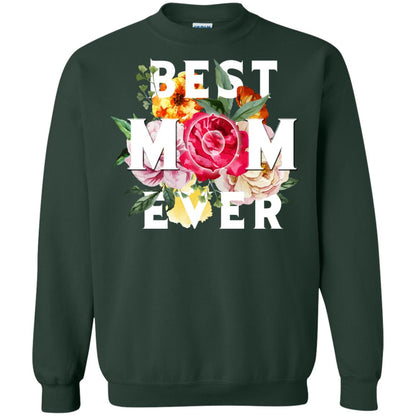 Best Mom Ever Mommy Shirt Forest Green