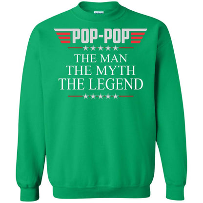 Pop-pop The Man The Myth The Legend Father_s Day T-shirt Irish Green