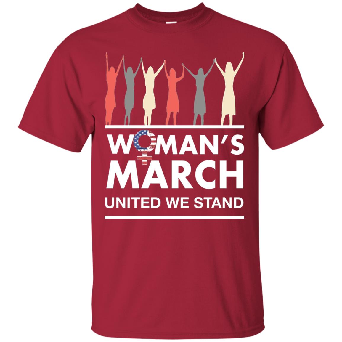 Women_s Right T-shirt Women_s March United We Stand Cardinal