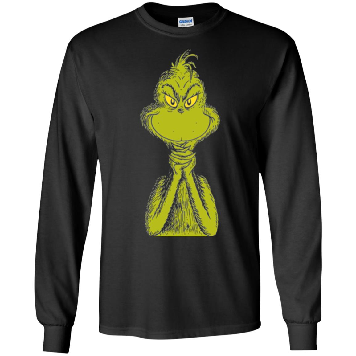 Dr. Seuss Classic Sly Grinch T-shirt Black