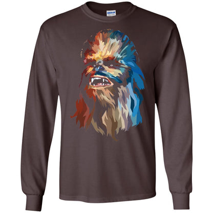 Chewbacca Art T-shirt Dark Chocolate