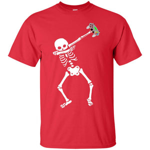 Gamer T-Shirt Dabbing Skeleton