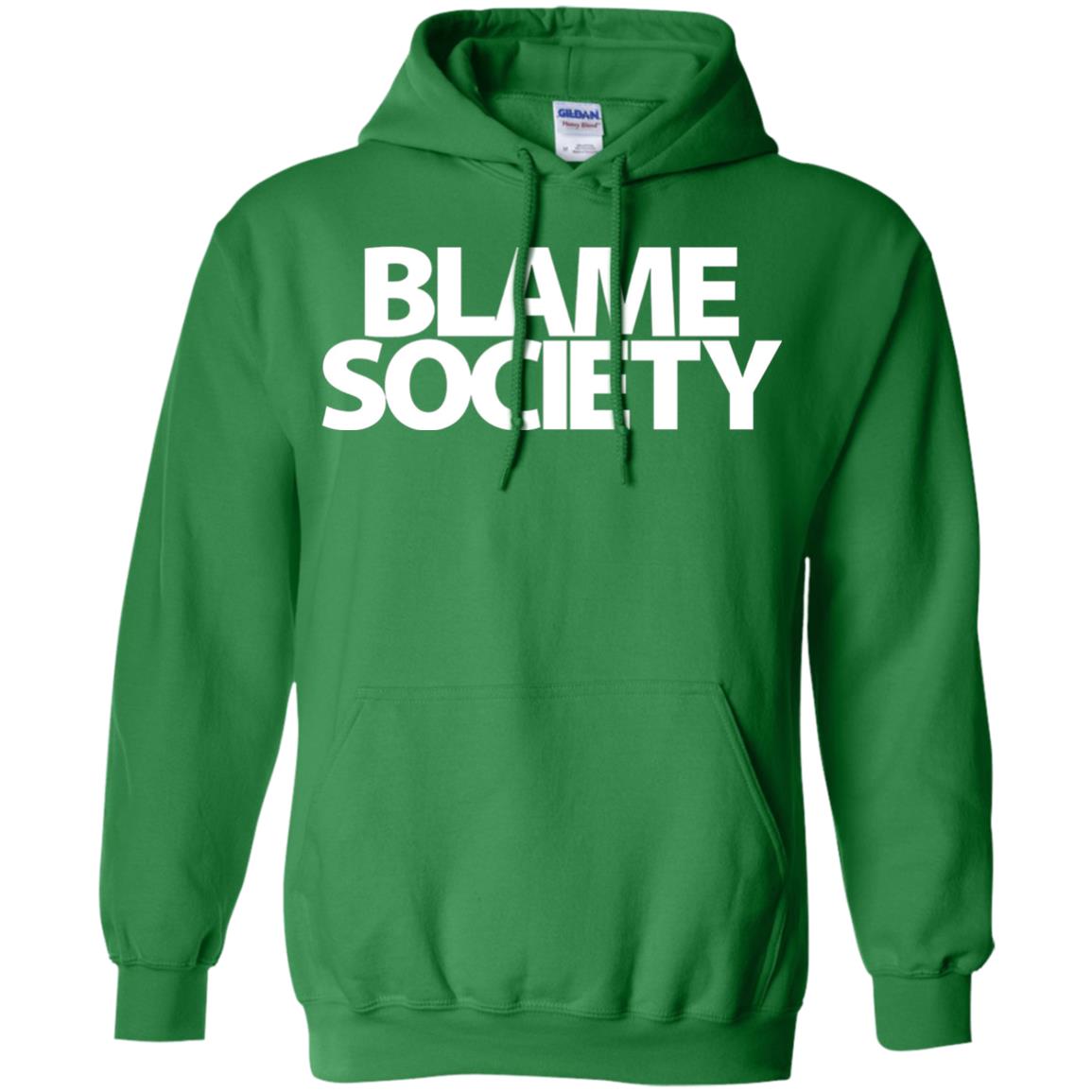 Mens Blame Society Urban Hip Hop T-shirt Irish Green