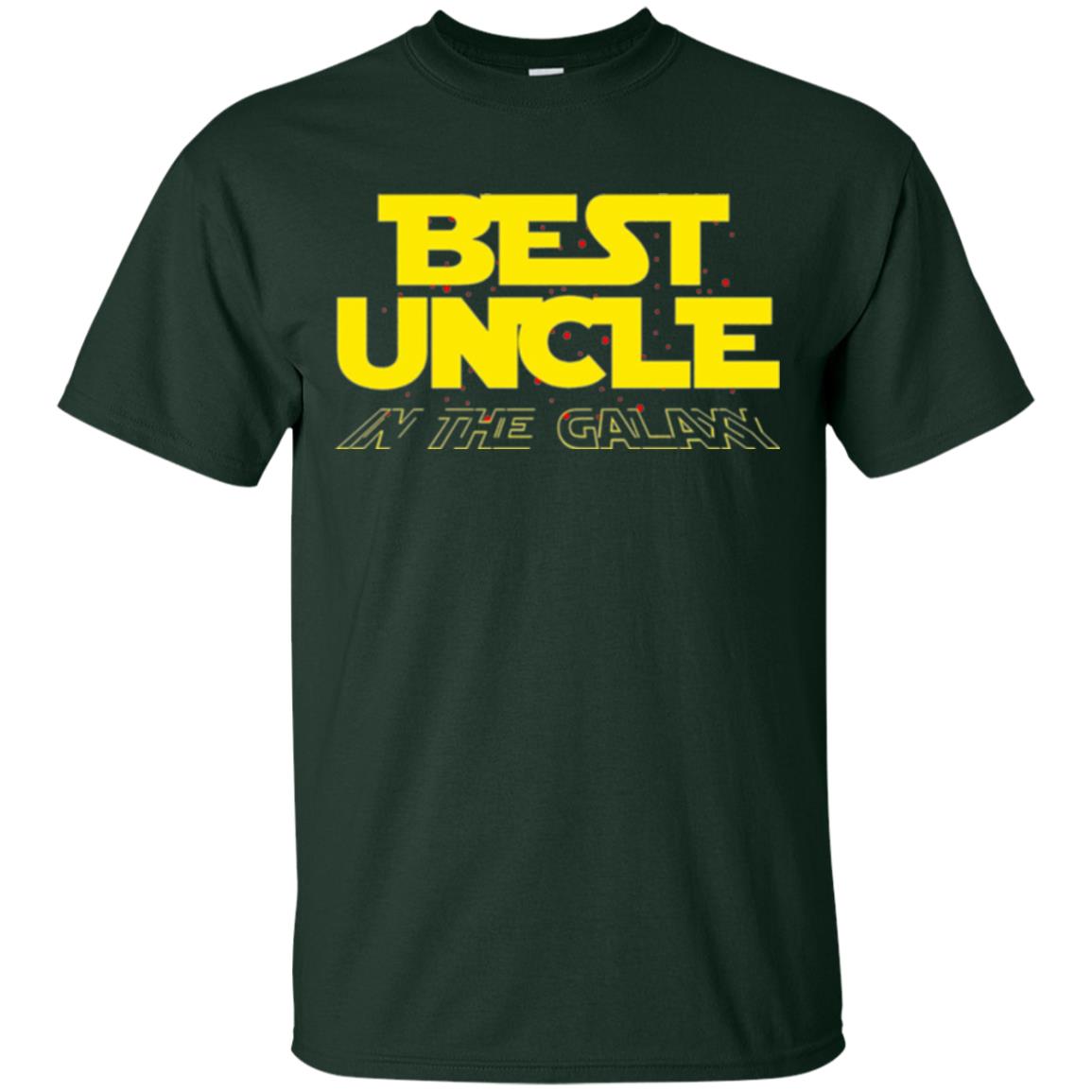Uncle T-shirt Best Uncle In The Galaxy Forest Green