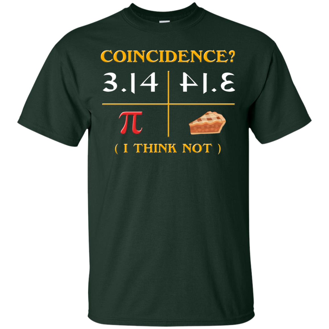 Pi Day 2018 Funny Pie Style T-shirt For Math Geeks Forest