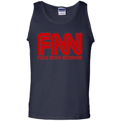 Anti Trump T-shirt Fnn Fake News Network T-shirt Navy