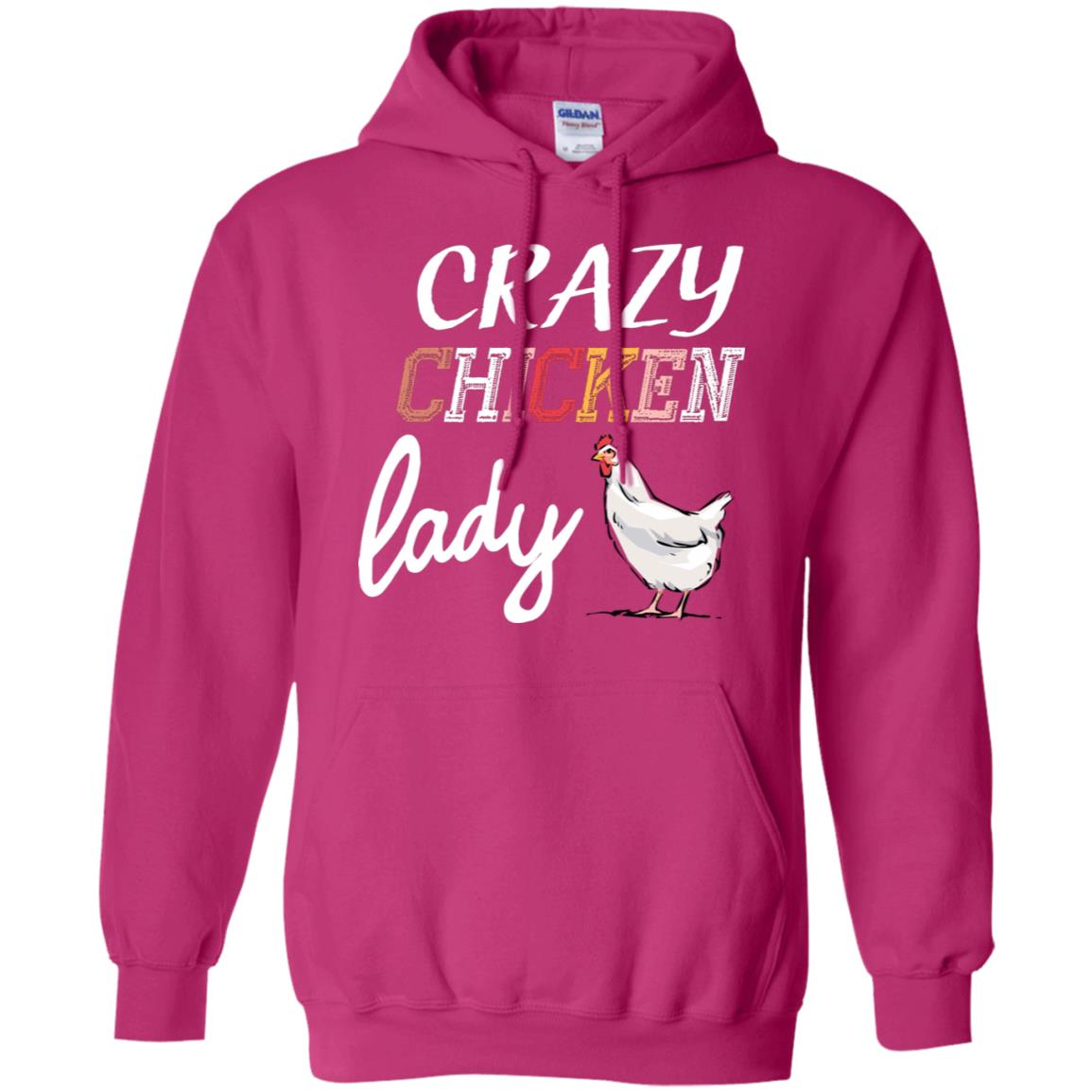 Crazy Chicken Lady Chicken Shirt For Girls Womens Heliconia
