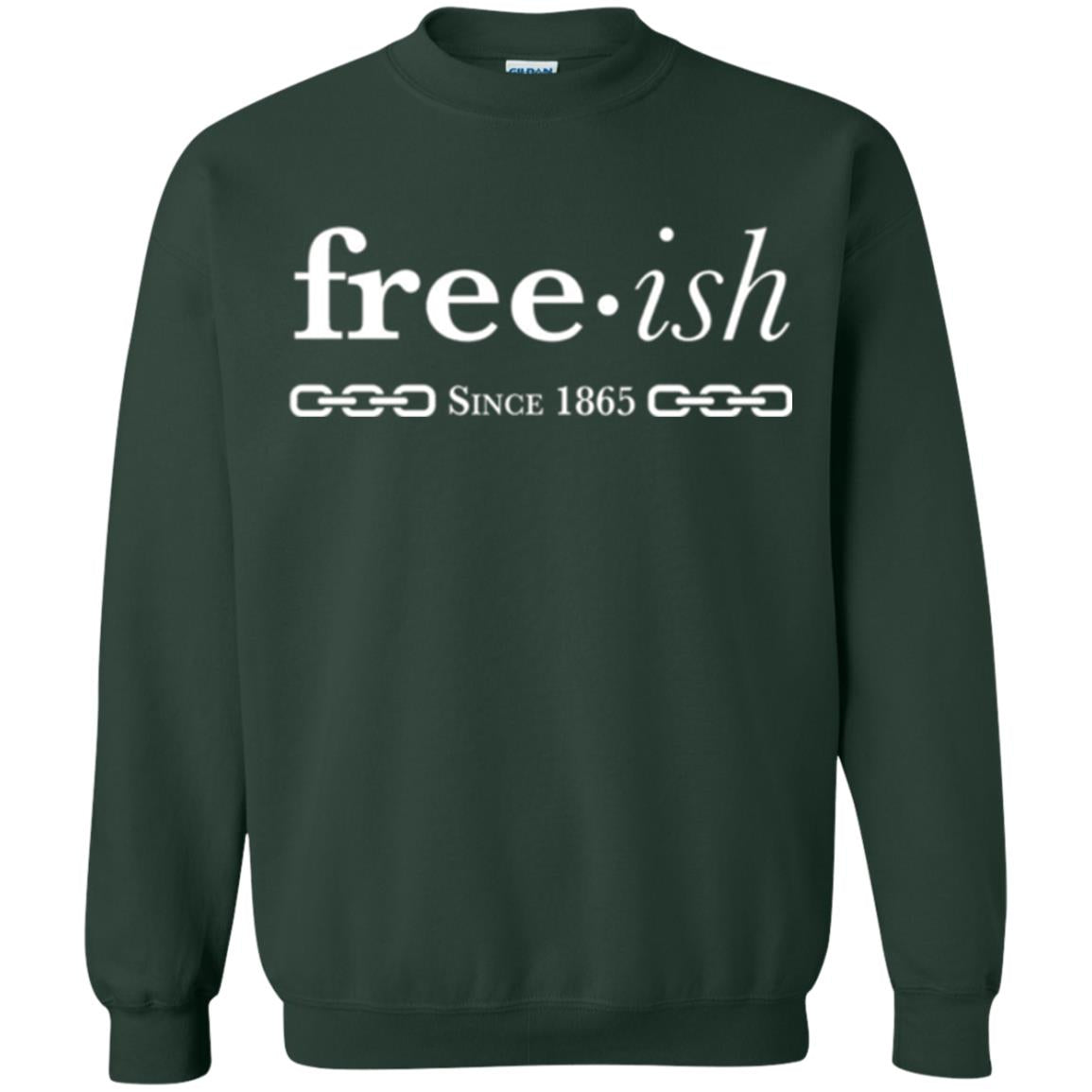 Free-ish Since 1865 Black Pride T-shirt Forest Green