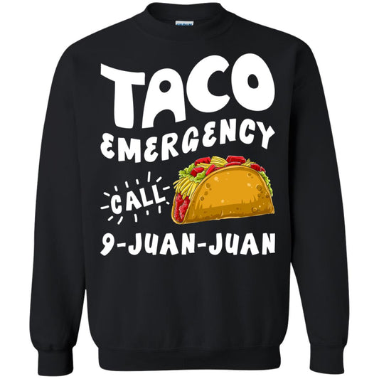 Emergency Call 9 Juan Juan Taco Cinco De Mayo Shirt Black