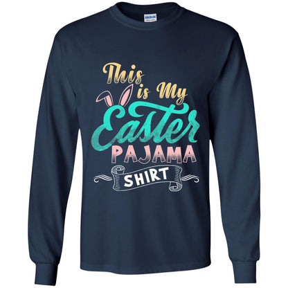 Easter T-shirt This Is Easter Pajama Shirt Navy