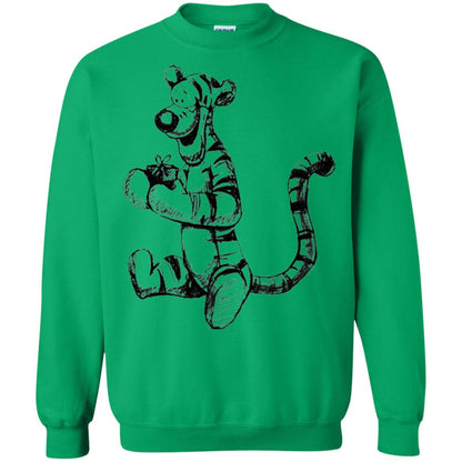 Movie T-shirt Tigger Sketch Irish Green