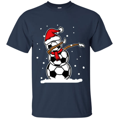 Christmas T-shirt Dabbing Snowman Ball Navy