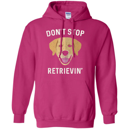 Dog Lovers T-shirt Don_t Stop Retrieving Heliconia