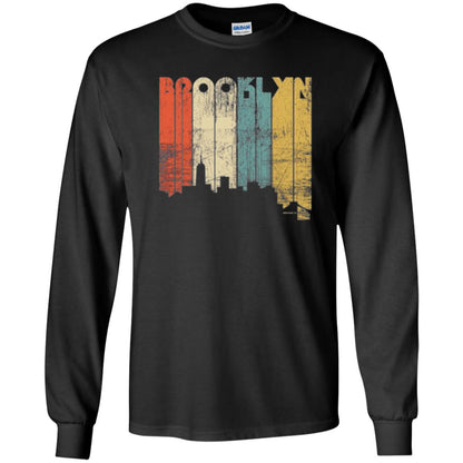 Brooklyn City New York State Vintage T-shirt Black