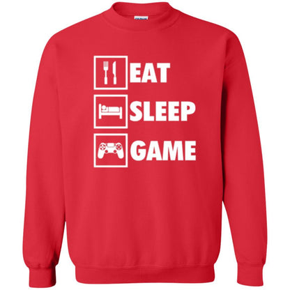 Gamer T-shirt Eat Sleep Game Red