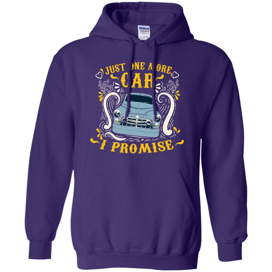 Just One More Car I Promise Car Lovers Gift Shirt For Mens Or Womens Purple