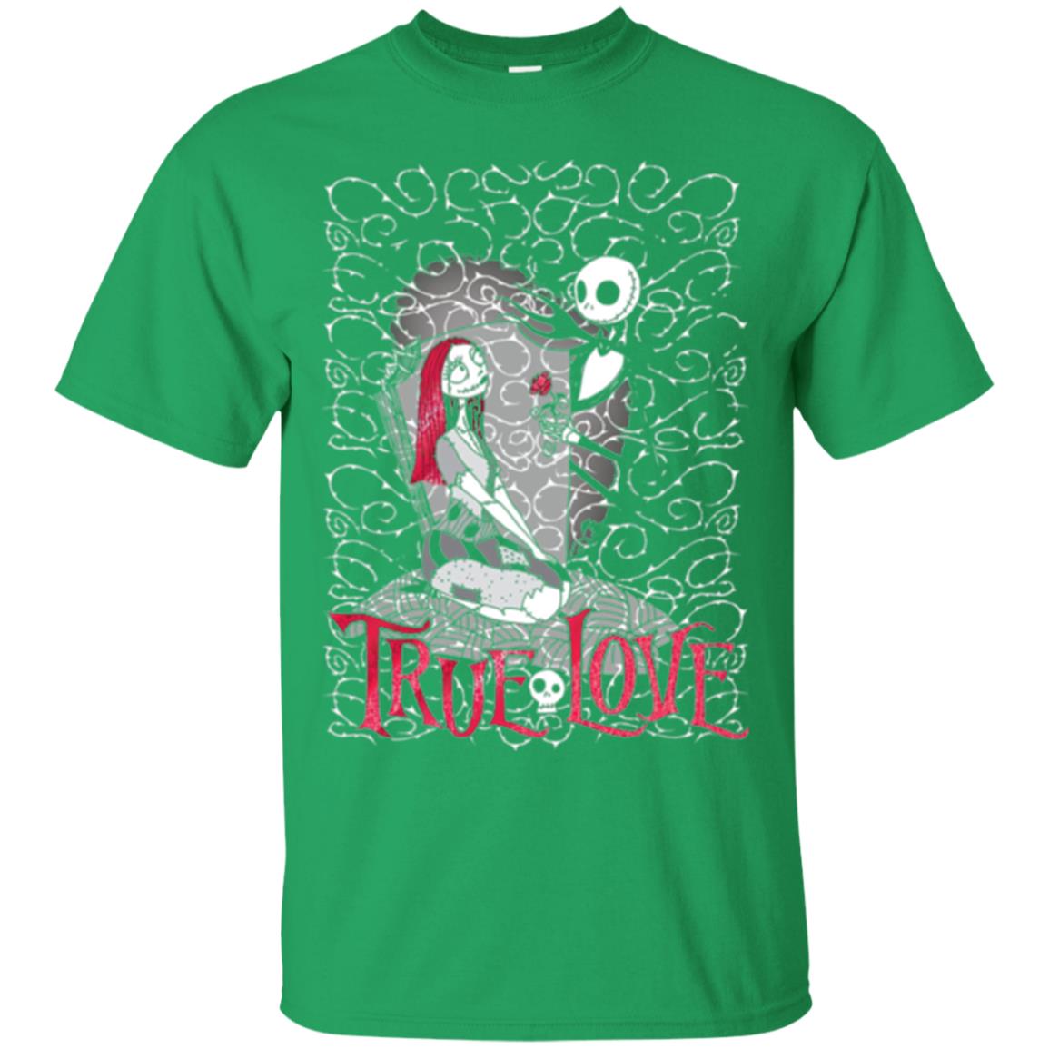 Disney Nightmare Before Christmas True Love Halloween T-shirt Irish Green