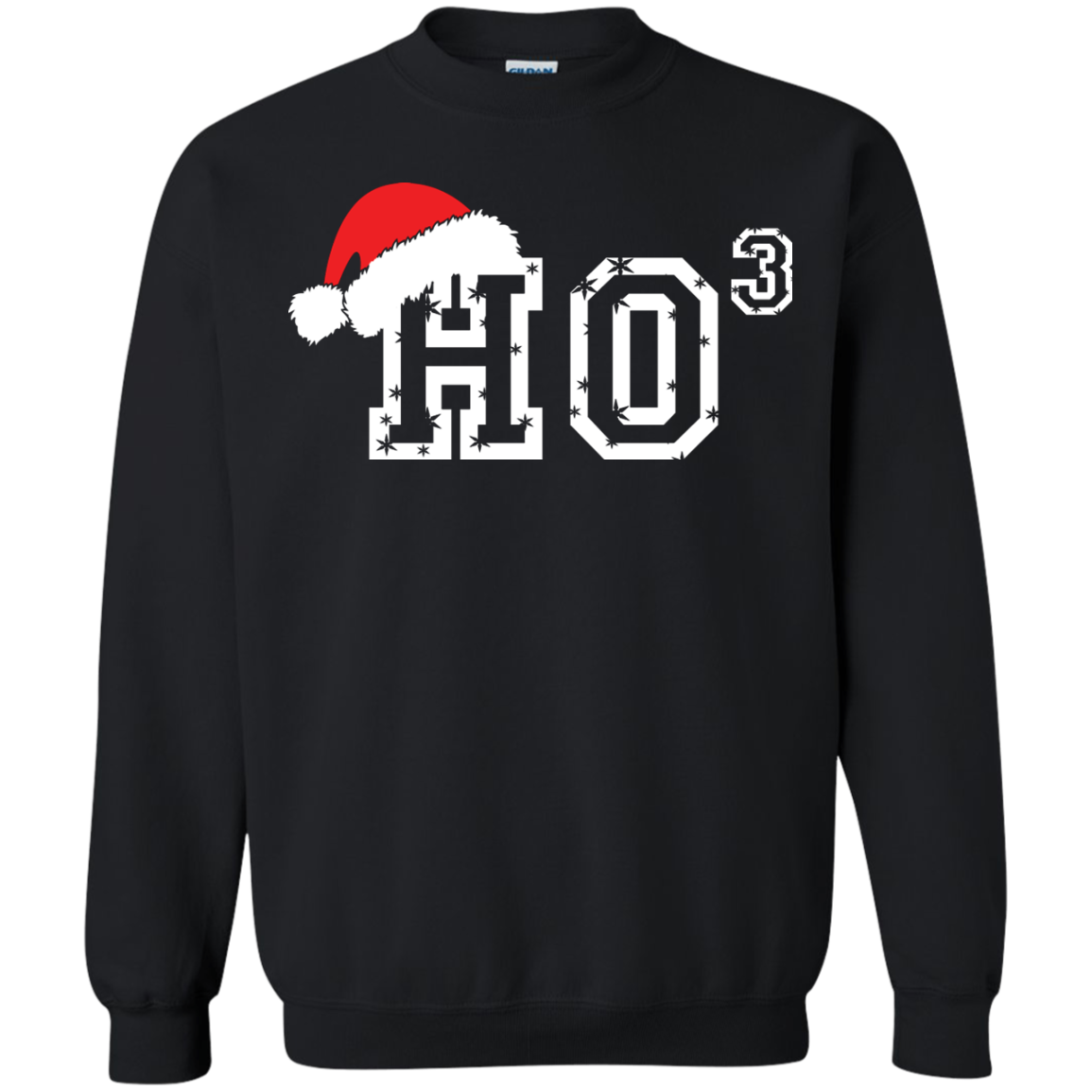Christmas T-Shirt Ho Ho Ho Black