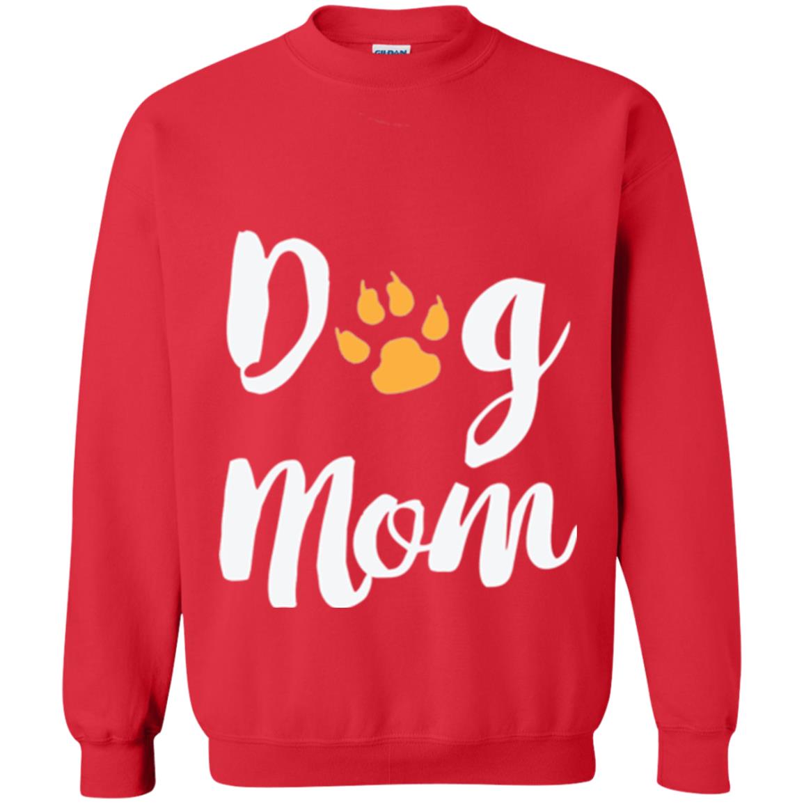Dog Lovers T-shirt Dog Mom Red