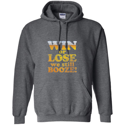 Beer T-shirt Win Or Lose We Still Booze Dark Heather