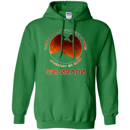 Colorado Lunar Eclipse 2018 T-shirt January 31 Irish Green
