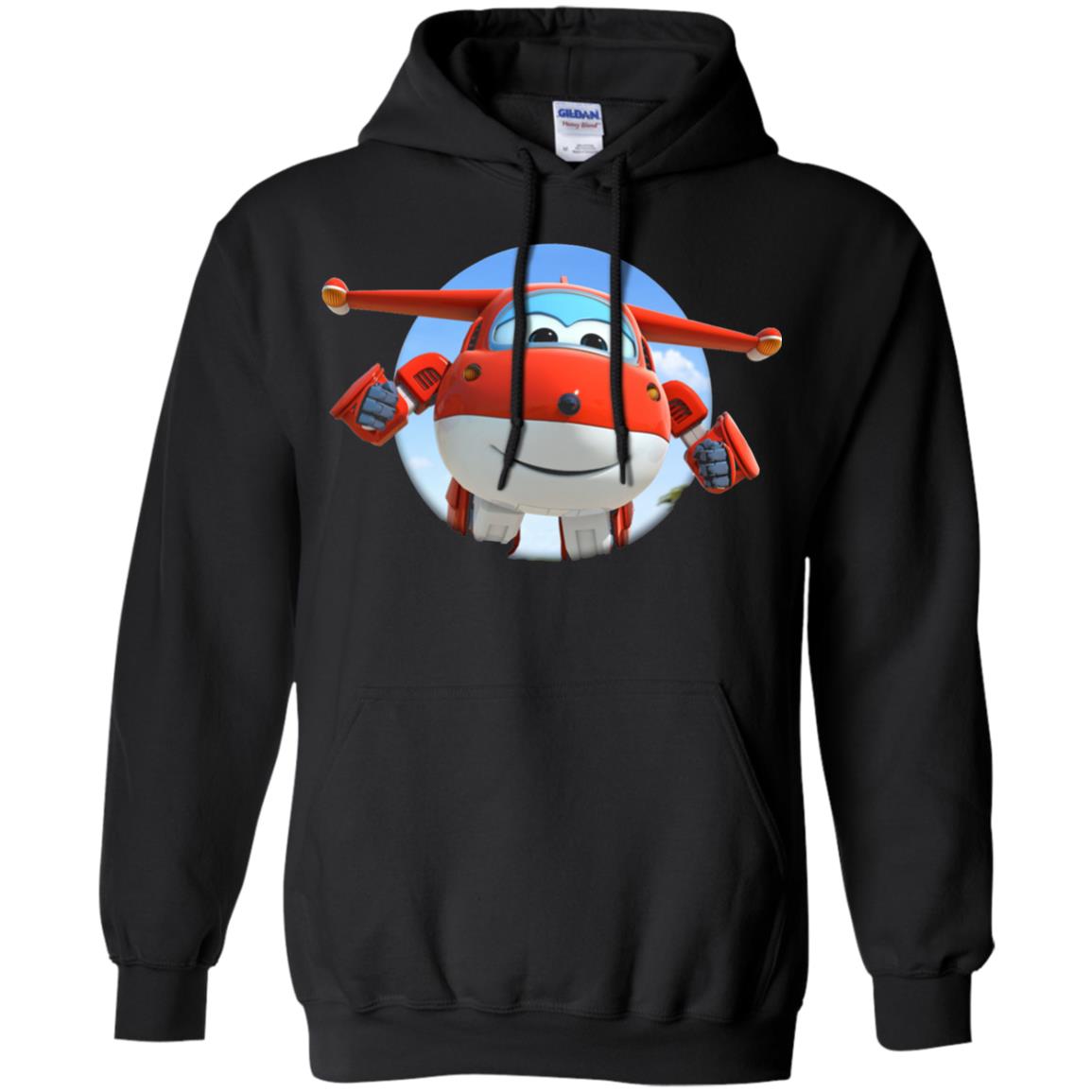Super Wings Jett Movie Lover T-shirt Black
