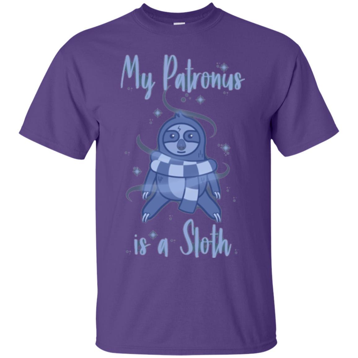 Film T-shirt My Patronus Is A Sloth T-shirt Purple