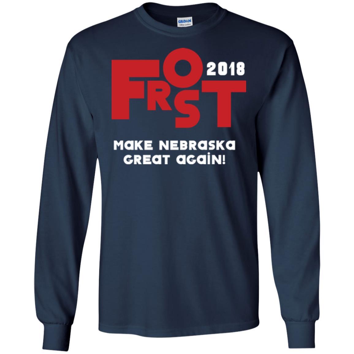 Frost 2018 Make Nebraska Great Again T-shirt Navy