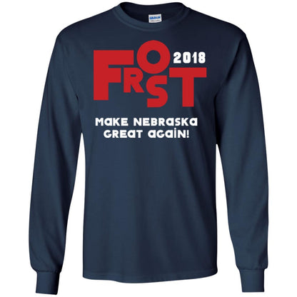 Frost 2018 Make Nebraska Great Again T-shirt Navy