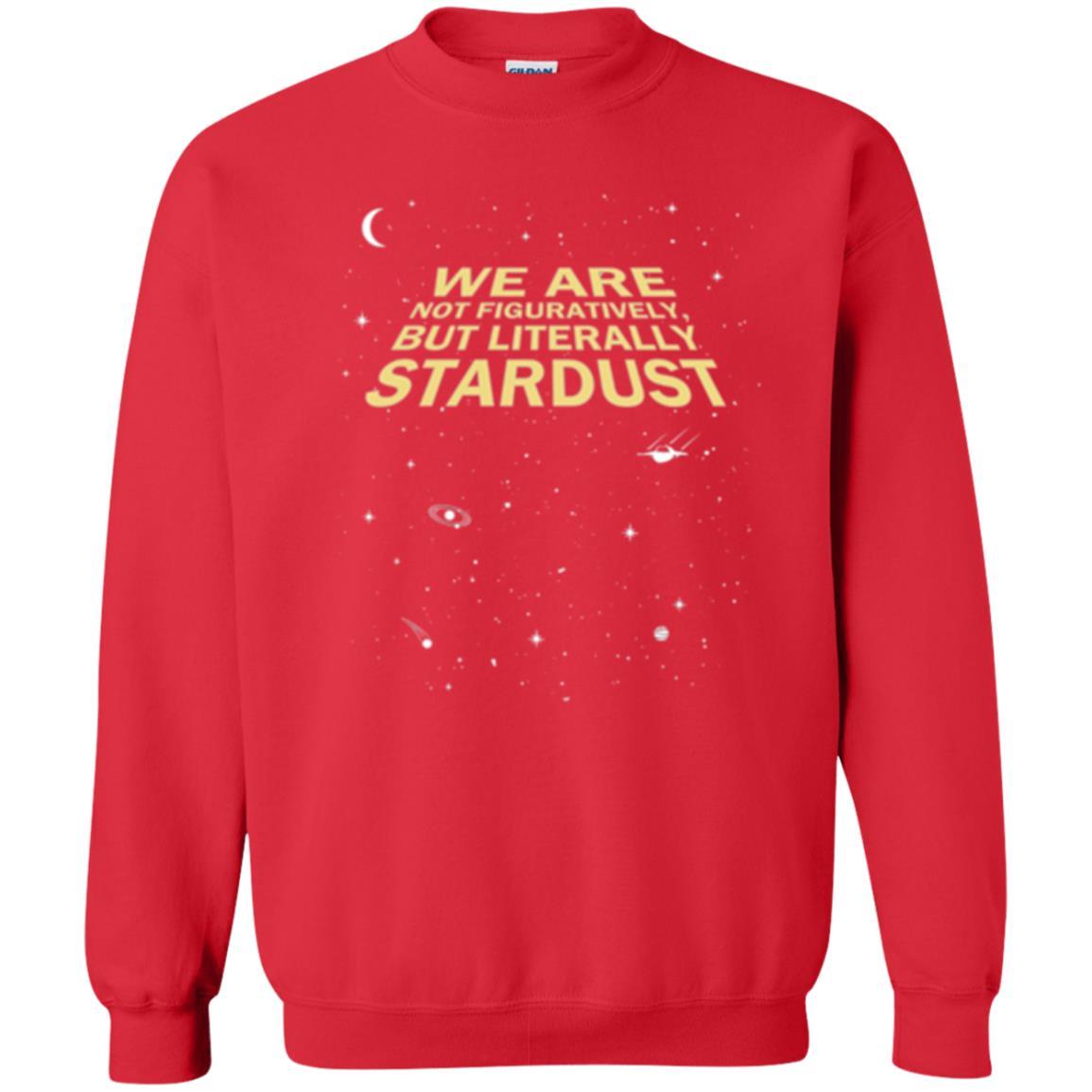 Astronomy T-shirt We Are Not Figuratively But Literally Stardust Red