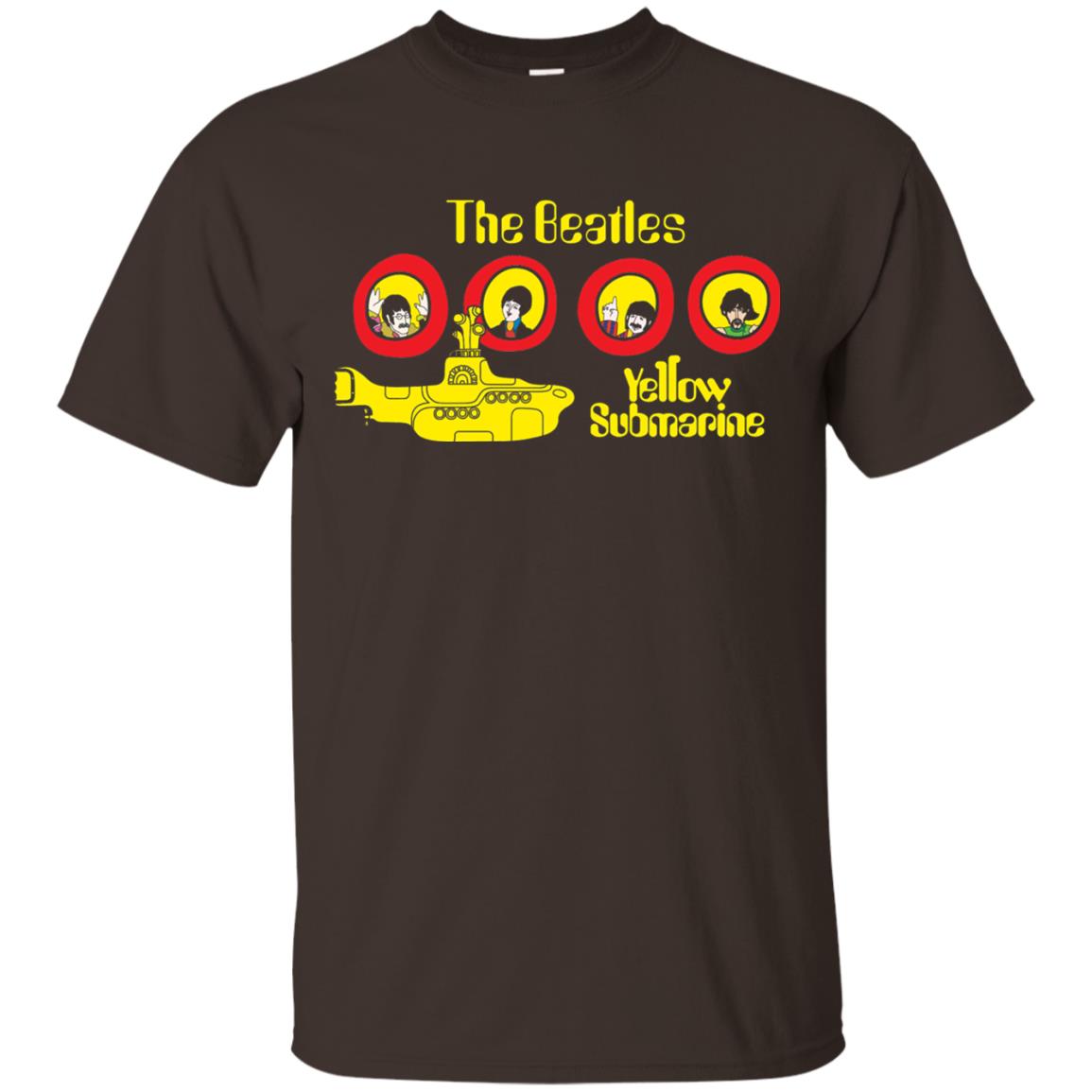 The Beatles Yellow Submarine T-shirt Dark Chocolate
