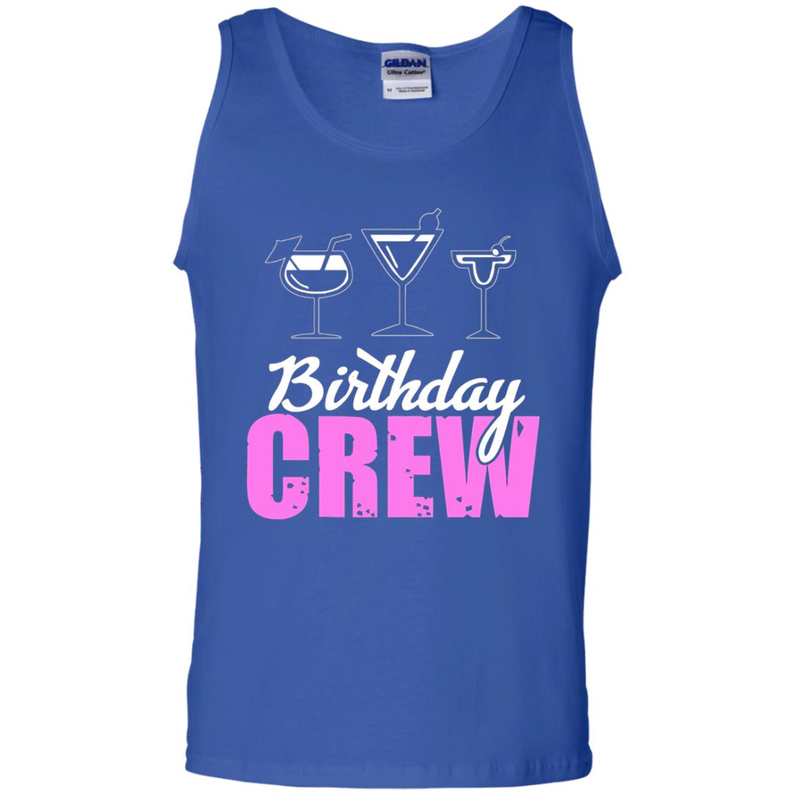 Birthday Crew Funny Girls Birthday Squad T-shirt Royal