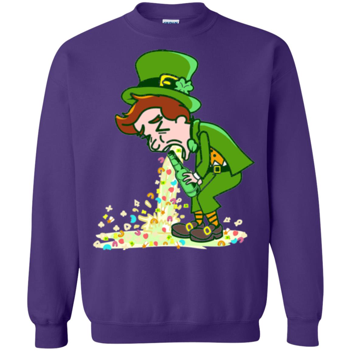 Saint Patty's Day Leprechaun St. Patricks Day T-shirt Purple