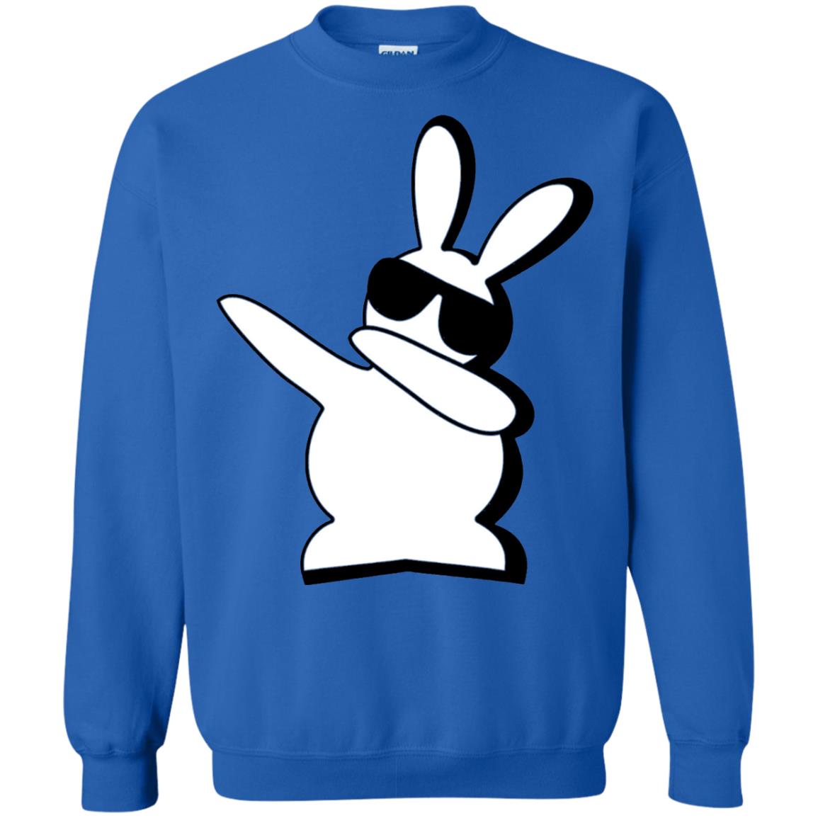 Dabbing Hip Hop Bunny Easter Shirt Royal