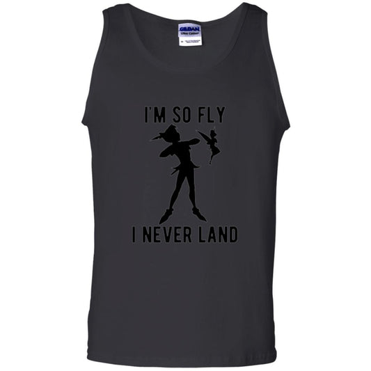 Film T-shirt Tinker Bell I'm So Fly I Never Land Black