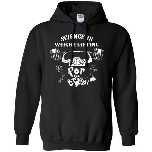 Science Is Weightlifting For The Brain Shirt Black