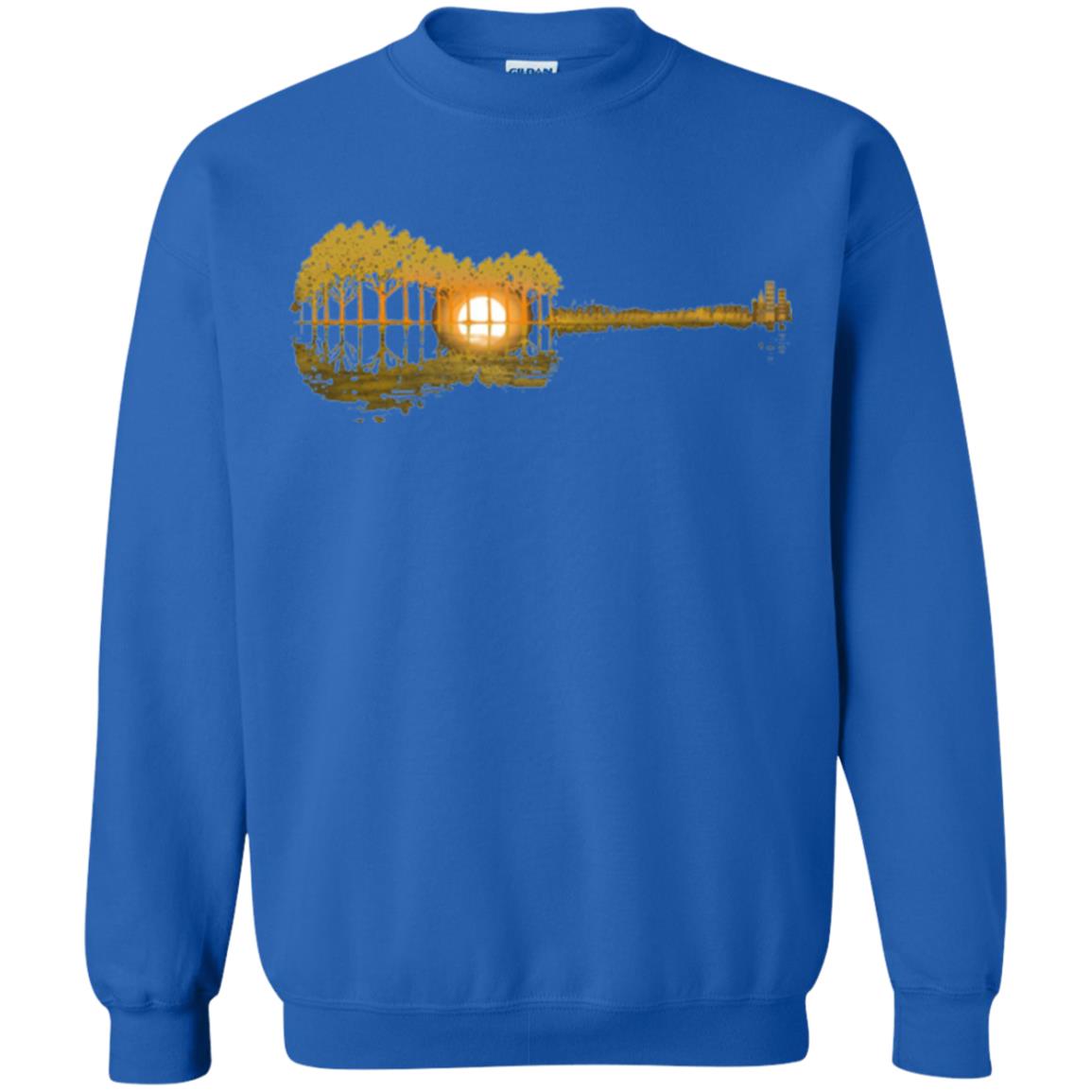 Guitar Lovers T-shirt Guitar Lake Shadow Royal