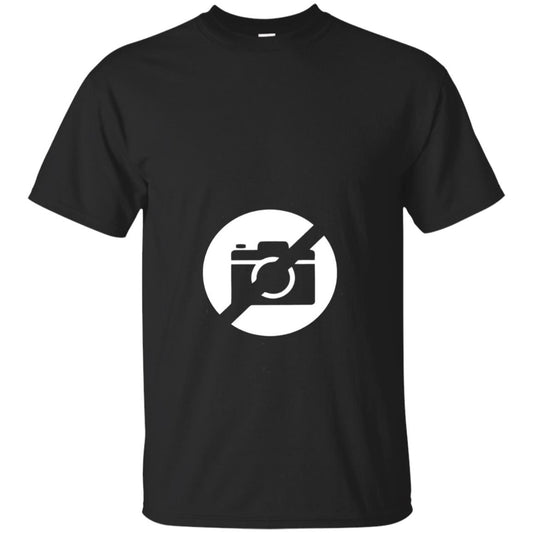 Just No Pictures Image T-shirt Black