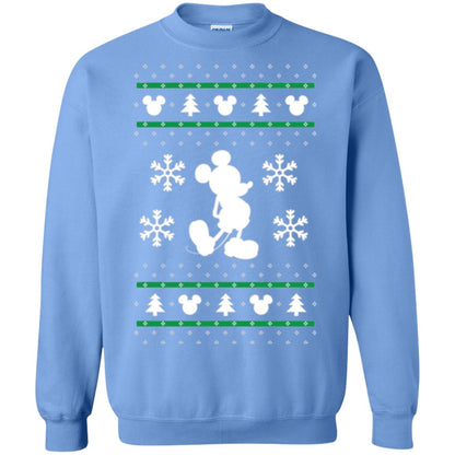 Christmas T-shirt Mickey Mouse Carolina Blue