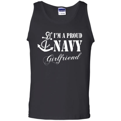 Military Shirt Im A Proud U.s. Navy Girlfriend Black