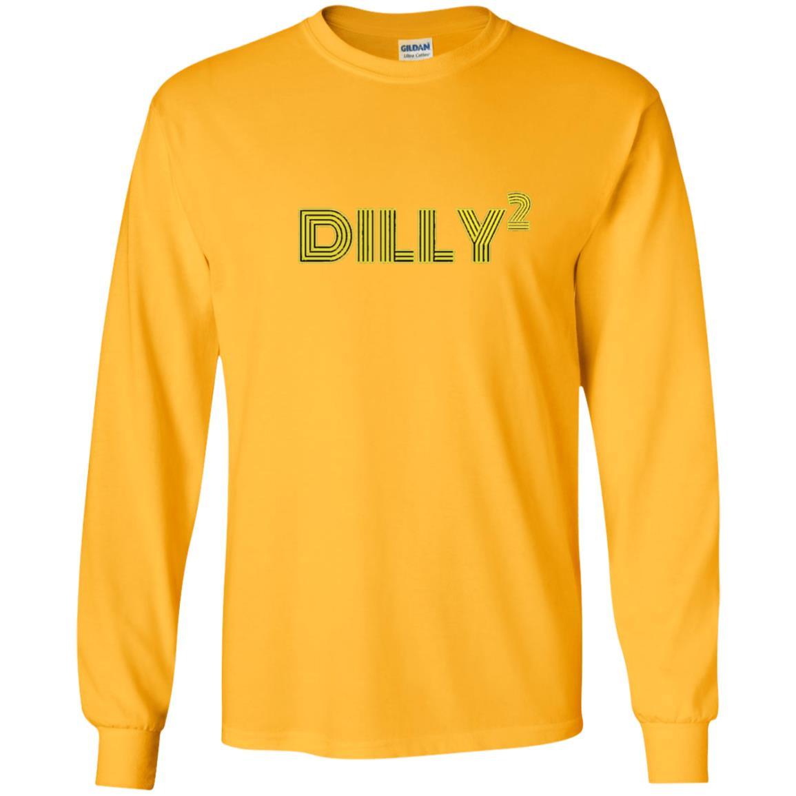Christmas T-shirt Dilly Squared Gold