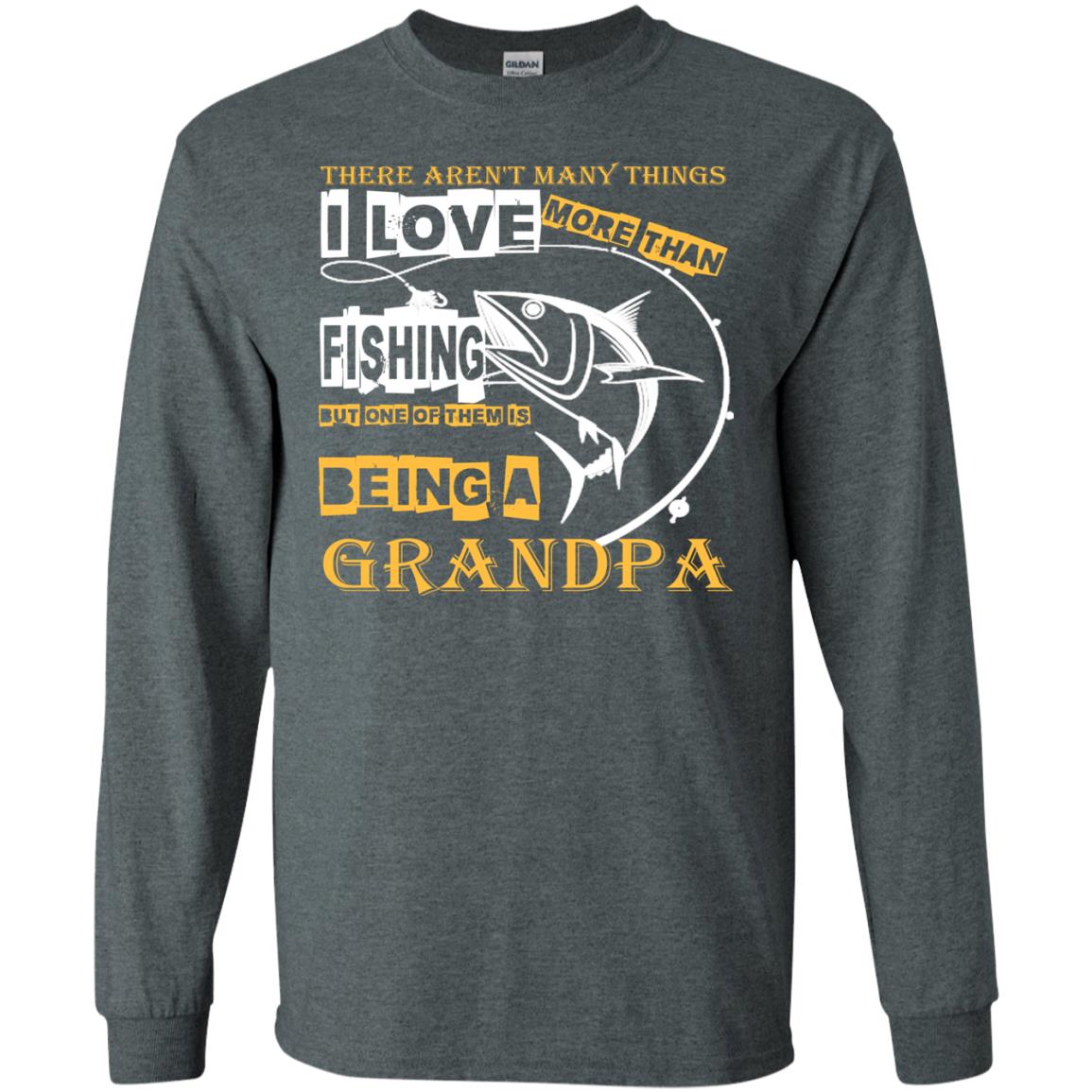 But One Of Them Is Being A Grandpa Papa T-shirt Dark Heather