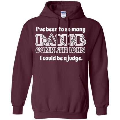 Dancer T-shirt I Could Be A Judge Maroon