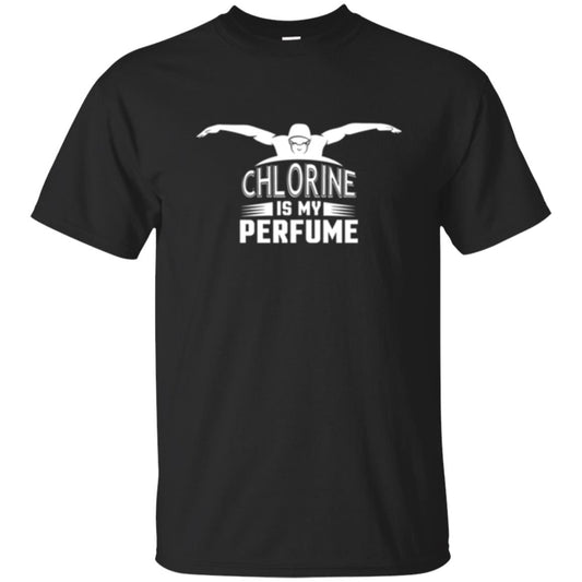 Swimmer T-shirt Chloring Is My Perfume T-shirt Black